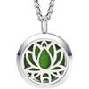 VELVET SCENT COLLANA AROMATHERAPY LOTUS FLOWER - ARGENTO/ACCIAIO