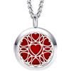 VELVET SCENT COLLANA AROMATHERAPY LOVE IS IN THE AIR - ARGENTO/ACCIAIO