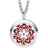 VELVET SCENT COLLANA AROMATHERAPY MANDALA FLOWER - ARGENTO/ACCIAIO