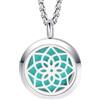 VELVET SCENT COLLANA AROMATHERAPY ZEN SEEKER - ARGENTO/ACCIAIO