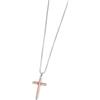 MARLU' Collana con croce - ROSE GOLD