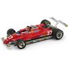 Brumm BM0272CH FERRARI 126 C2 GILLES VILLENEUVE 1982 N.27 LONG BEACH GP W/PILOTE 1:43