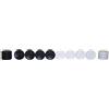 Italfama 24x Italfama Pedine Dama In Legno 29mm Nero Bianco Prodotto in Italia