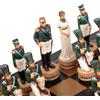 Italfama Napoleon Vs Russia Set Scacchi In Resina Dipinta A Mano Con Pelle