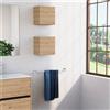 Inda Pensile bagno con anta DX 30x30 cm - Rovere miele