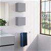 Inda Pensile bagno con anta DX 30x30 cm - Titanio opaco