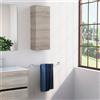 Inda Pensile bagno con anta SX e ripiano 30x80 cm - Abete chiaro