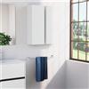 Inda Pensile bagno con anta DX e ripiano 30x80 cm - Bianco opaco