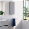 Inda Pensile bagno con anta SX e ripiano 30x80 cm - Titanio opaco