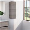 Inda Colonna bagno con anta SX e 3 ripiani 30x102 cm - Olmo fumè