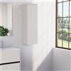 Inda Colonna bagno con anta SX e 3 ripiani 30x102 cm - Perla Opaco