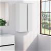 Inda Colonna bagno con anta DX e 3 ripiani 30x102 cm - Bianco lucido