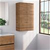 Inda Colonna bagno con 2 ante e 3 ripiani 60x102 cm - Rovere castano