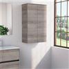 Inda Colonna bagno con 2 ante e 3 ripiani 60x102 cm - Olmo fumè