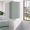 Inda Colonna bagno con 2 ante e 3 ripiani 60x102 cm - Verde salvia opaco