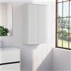 Inda Colonna bagno con 2 ante e 3 ripiani 60x102 cm - Perla Opaco