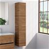 Inda Colonna bagno con anta SX e 4 ripiani 30x160 cm - Rovere castano