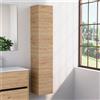 Inda Colonna bagno con anta DX e 4 ripiani 30x160 cm - Rovere miele