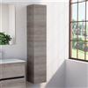 Inda Colonna bagno con anta DX e 4 ripiani 30x160 cm - Olmo fumè