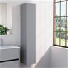 Inda Colonna bagno con anta DX e 4 ripiani 30x160 cm - Titanio opaco