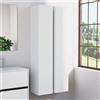 Inda Colonna bagno con anta DX e 4 ripiani 30x160 cm - Bianco lucido