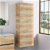 Inda Colonna bagno con 2 ante e 4 ripiani 60x160 cm - Rovere naturale