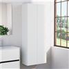 Inda Colonna bagno con 2 ante e 4 ripiani 60x160 cm - Bianco opaco