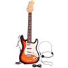 Bontempi - Rock On - Chitarra Elettronica con Microfono, Arancione | Ingresso MP3 per Performance Uniche