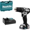 Makita Trapano avvitatore a percussione a batteria, bianco, 12 V max, 2,910 kg