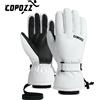 Copozz Guanti da sci invernali da donna per uomo Guanti da snowboard ultraleggeri impermeabili Motociclismo Neve Mantieni caldi guanti antivento