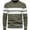AIOPESON Nuovo autunno pullover maglione da uomo O-Collo patchwork manica lunga caldo maglioni sottili uomo moda casual maglione abbigliamento uomo