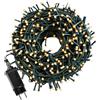 Lcamaw 110 V 220 V Stringa Decorativa 50 M 100 M Led Lucine Vacanza Lampada Esterna Ghirlanda Per L'albero Di Natale Decorazione Della Festa Nuziale