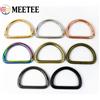 Meetee 10/20 Pz Meetee 16-50mm Metallo D Anelli Fibbie per Zaino Borsa Cinghia Tessitura Chiusura Regolare Borsa Connettore Gancio Accessori FAI DA TE