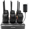BAOFENG Set di 6 Walkie Talkie Baofeng BF-888S PLUS, Radio Bidirezionale BF 888s con Caricatore USB, UHF PMR 446 MHz, 16 Canali, Ricetrasmettitore a Lunga Distanza