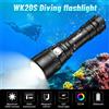 Wurkkos WK20S Torcia Subacquea Professionale 18650 Lampada Illuminata 2000LM LED SST40 Campeggio IPX8 Luci di Sopravvivenza per Esterni