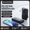 MOVESPEED MSP17 Power Bank 10000mAh 22.5W Caricabatterie portatile veloce e batteria in un unico powerbank con presa EU pieghevole per smartphone