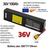 Ddadache Batteria ricaricabile agli ioni di litio 36V 10S3P 100000mAh 18650 BMS integrato da 2000W Adatto per scooter elettrici KUGOO S1, S2, S3