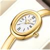 YaLaLuSi Orologio al quarzo resistente all'acqua da donna YaLaLuSi: un orologio regalo minimalista a forma di bracciale per donna, orologio da ragazza, Reloj Mujer