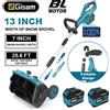 Gisam Gisha 13 pollici Brushless Elettrico Spazzaneve Spazzatrice di Neve Cordless Pulito Strada Cortile Strumento di Potere Per Makita 18V Batteria Spille