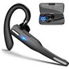 NONE Cuffie da lavoro, cuffie wireless over-ear 2025 con microfono, con custodia di ricarica da 500 MA, per dispositivi con o con adattatore