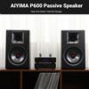 AIYIMA Audio P600 Altoparlante passivo Woofer in legno da 6,5 pollici in fibra di carbonio Tweeter in seta Altoparlante da scaffale per amplificatore Hifi