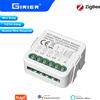 GIRIER Tuya Smart Switch Modulo Cavo neutro Requried ZigBee 3.0 Interruttore Relè 1/2/3/4CH Supporta il controllo a 2 vie Funziona con Alexa