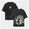Bandai T-Shirt Cosplay Anime Dragon Ball in Cotone Lavato, Manica Corta, Vestibilità Ampia, Casual, Sportiva, per Fitness, Abbigliamento Harajuku da Uomo