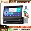 Podofo Sistema Intelligente per Auto 1 Din Carplay 6+128G, Android Auto Wireless, Lettore Multimediale 7'' con GPS, Wifi, 4G, BT, USB
