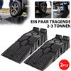 NONE 2 Pezzi Rampe di Livellamento per Camper Antiscivolo, Cunei per Ruote Universali, Rampe di Servizio per Auto 2-3T, Riparazione Veicoli Pesanti