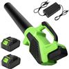 NONE Soffiatore Elettrico a Batteria 15000 RPM, 580 CFM, Regolazione a 6 Velocità, Senza Spazzole, per Foglie e Neve, Strumento per Pulizia Giardino e Garage