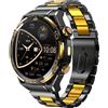 Blackview Smartwatch Display AMOLED da 1,43", GPS integrato, 900mA, Smartwatch da uomo per uso professionale