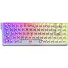ZUOYA Tastiera Meccanica GMK68 a Tre Modalità, Hot Swap, RGB, Kit Fai-da-Te per Gaming