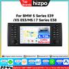 NONE Autoradio Android Intelligente con Schermo AI e Navigazione GPS per BMW X5 E53 Serie 5 E39 M5 1996-2007, Lettore Multimediale DSP per Auto