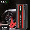 EAFC Avviatore d'emergenza per auto autonoma 600A per auto a benzina 3.0L, avviamento semplice con morsetti, booster 12V con doppia USB + LED SOS